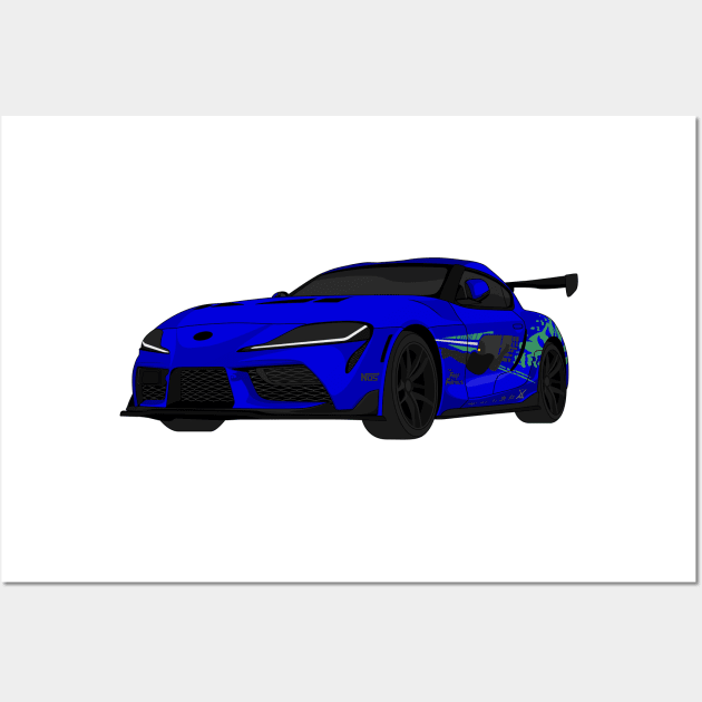 SUPRA DARK-BLUE Wall Art by VENZ0LIC